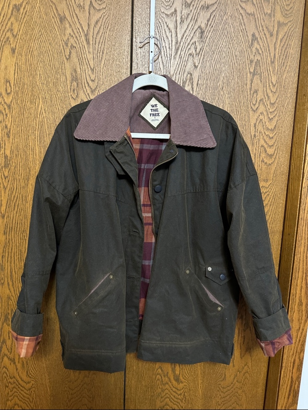 We The Free Cori Waxed Jacket Small